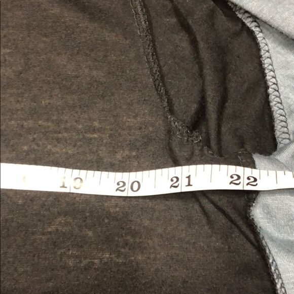 NWT Soft Woman Plus Top outside black inside blue - Picture 6 of 8